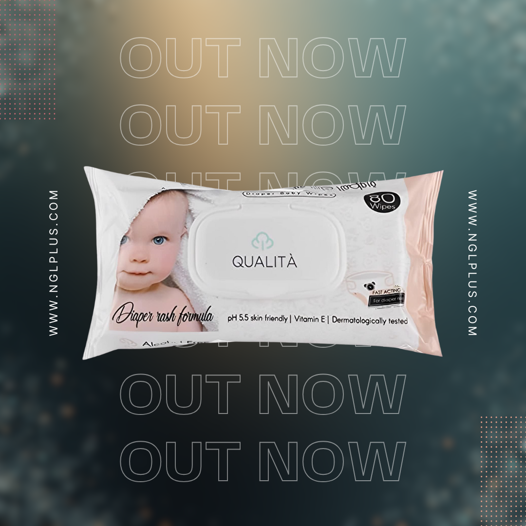 Qualita Baby Olive Oil Wipes (80 pcs)
